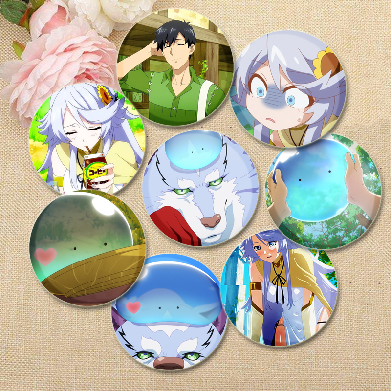 Campfire Cooking With My Absurd Skill - キャンプファイヤー異世界で調理私の不条理なスキルブローチアニメピンラウンド漫画バッジバッグアクセサリージュエリーギフト