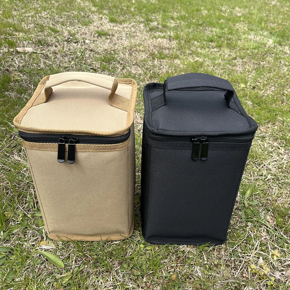Camping Cooking Utensil Organizer - 衝突防止ポータブルガスタンク収納バッグ、キャンプランタン、屋外調理ハイキングバッグ