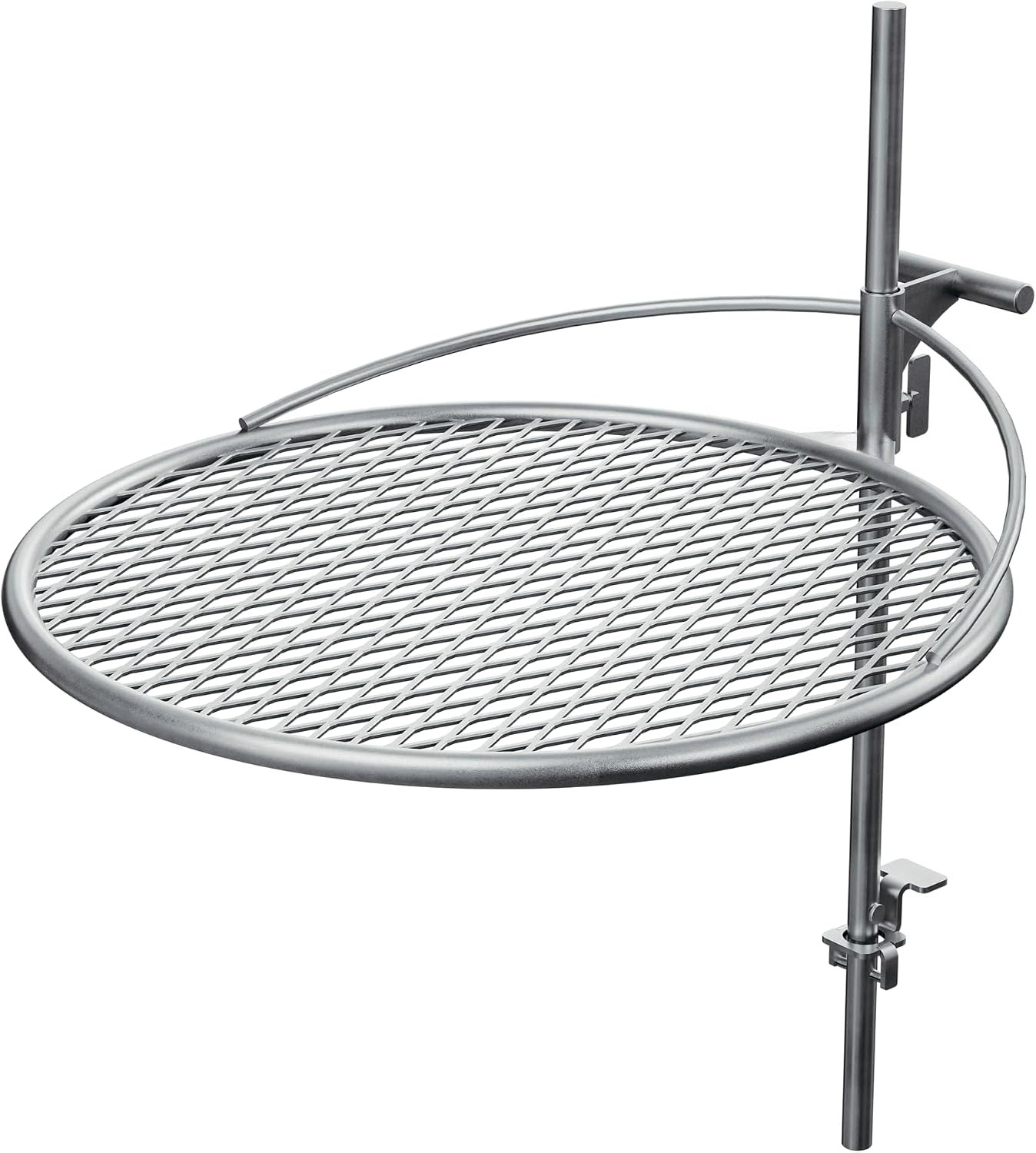 Camping Cooking Accessories - 24インチ ステンレス製キャンプファイヤー調理用焼き網、耐久性のあるファイヤーピットグリルラックアクセサリー、Xシリーズファイヤーピットと互換性があり、アウトドアキャンプ用