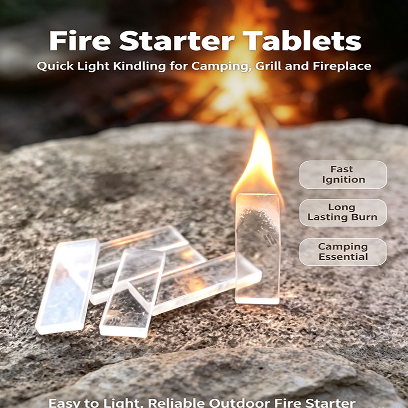 Fire Starter Cube - 100個入り防水ファイヤースターターキューブ、長持ちする速燃ファイヤーストリップ、キャンプ、バーベキュー、焚き火、アウトドアサバイバルギア用