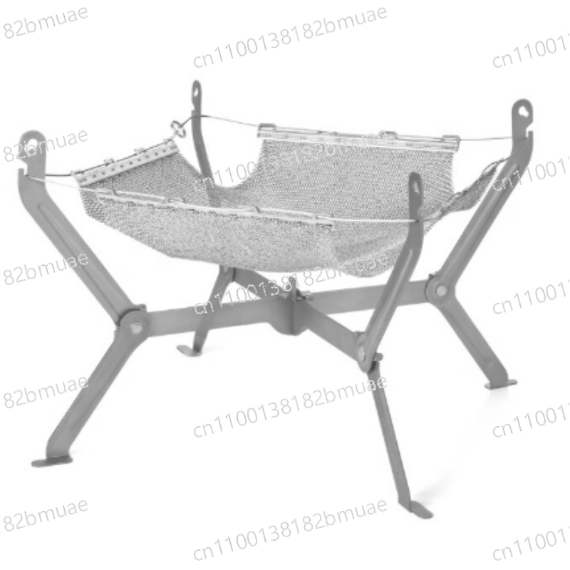 Camping Cooking Mesh - ハイキング、ピクニック、料理、折りたたみ式BBQバーベキューグリルメッシュ、ポータブル屋外キャンプファイヤーピット、薪ストーブバーナー用
