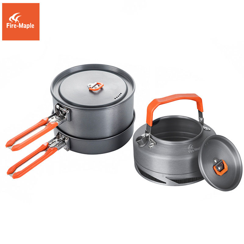 Camping Cooking Utensil Organizer - Fire Maple器具ハイキング調理セット熱交換器ポットパンケトル FMC-FC2 台所用品屋外食器