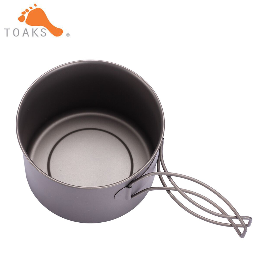 Toaks BWL-550折りたたみハンドル付きキャンプチタ - Mess Kit Titanium のレビューと価格