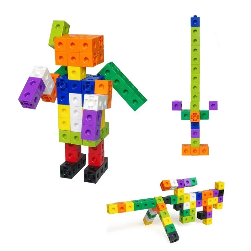 100個セット リンキングキューブ 数学教材 子供用学習カウ - Fire Starter Cube のレビューと価格