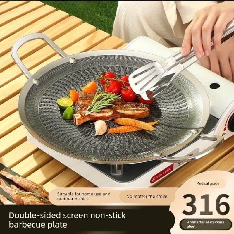 316ステンレス鋼多機能調理BBQグリルパン、キャンプ、家庭 - Camping Cooking Kitchen のレビューと価格