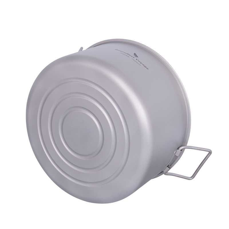 寝袋のない方-ポータブルチタンポット、大容量、屋外、ハイキン - Mess Kit Titanium のレビューと価格