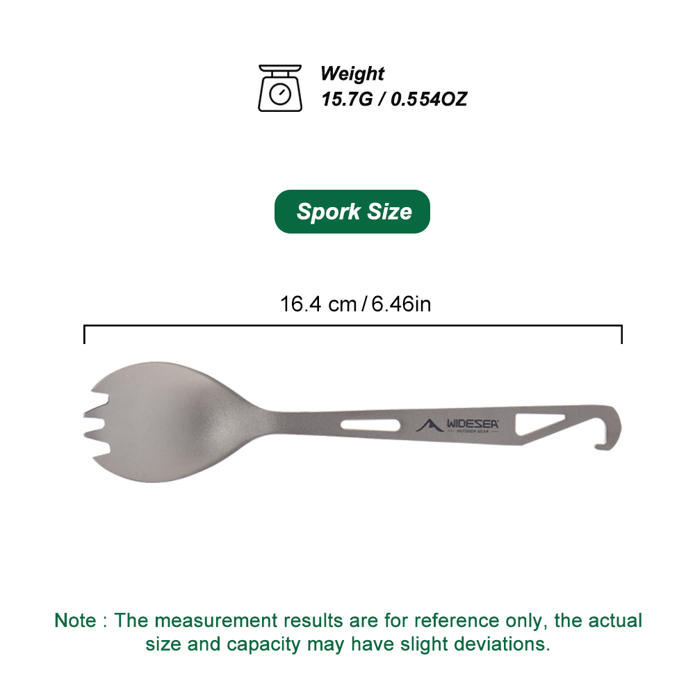 ワイドシーキャンプ用クッキングセット スポーク チタンスプー - Camping Cooking Utensil Organizer のレビューと価格