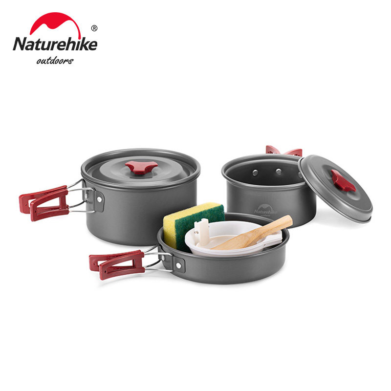 Naturehike-キャンプ用の超軽量調理器具,ピクニック - Camping Cooking And Dining Set のレビューと価格