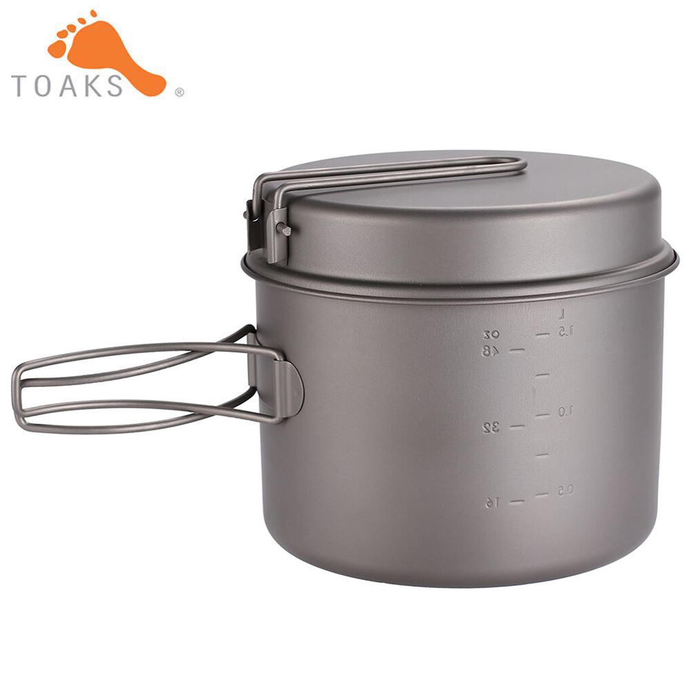 Toaks-超軽量チタンポットフライパン,調理器具セット,ア - Mess Kit Titanium のレビューと価格