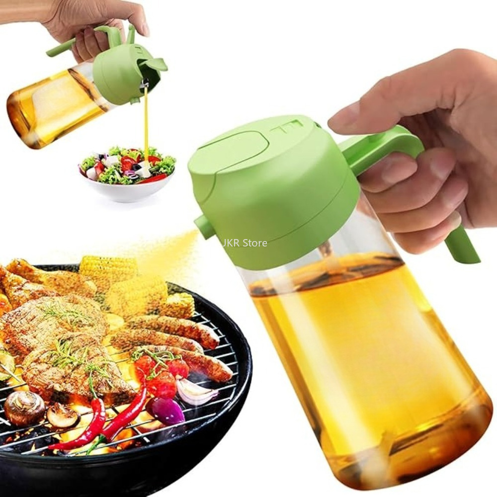 2 in 1 オリーブオイルスプレーディスペンサーボトル 大 - Camping Cooking Kitchen のレビューと価格