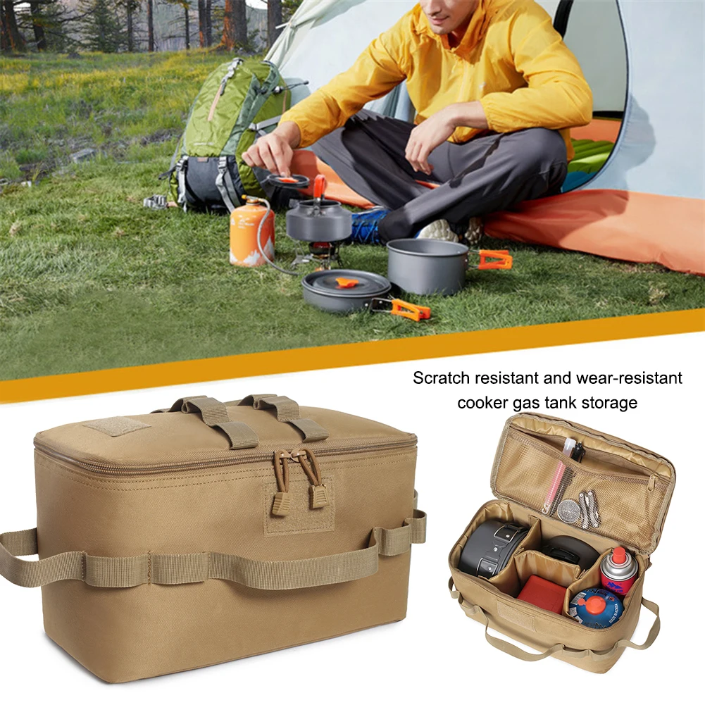 戦術的なポーチキャンプ収納袋調理器具オーガナイザーポータブル - Camping Cooking Utensil Organizer のレビューと価格