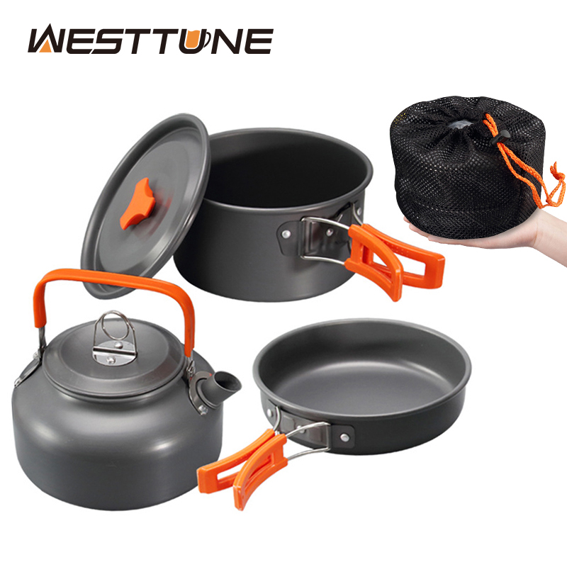 WESTTUNE キャンプ調理器具キット アルミ アウトドア - Camping Cooking Accessories のレビューと価格