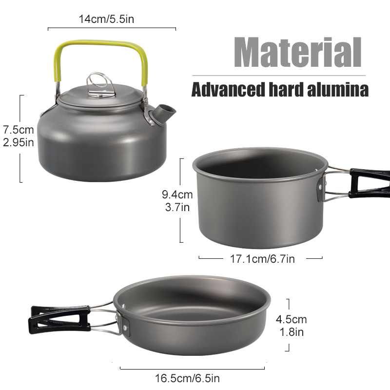 WESTTUNE キャンプ調理器具キット アルミ アウトドア - Camping Cooking Accessories のレビューと価格
