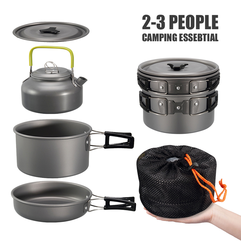 WESTTUNE キャンプ調理器具キット アルミ アウトドア - Camping Cooking Accessories のレビューと価格