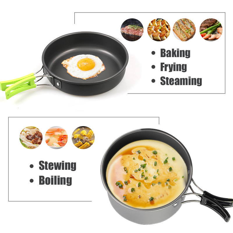 WESTTUNE キャンプ調理器具キット アルミ アウトドア - Camping Cooking Accessories のレビューと価格