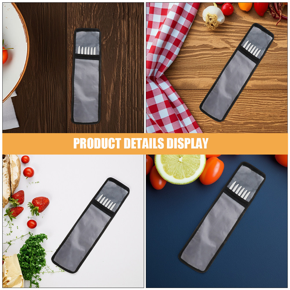 厚みのあるオックスフォードバーベキュー串収納バッグ 181  - Camping Cooking Utensil Organizer のレビューと価格