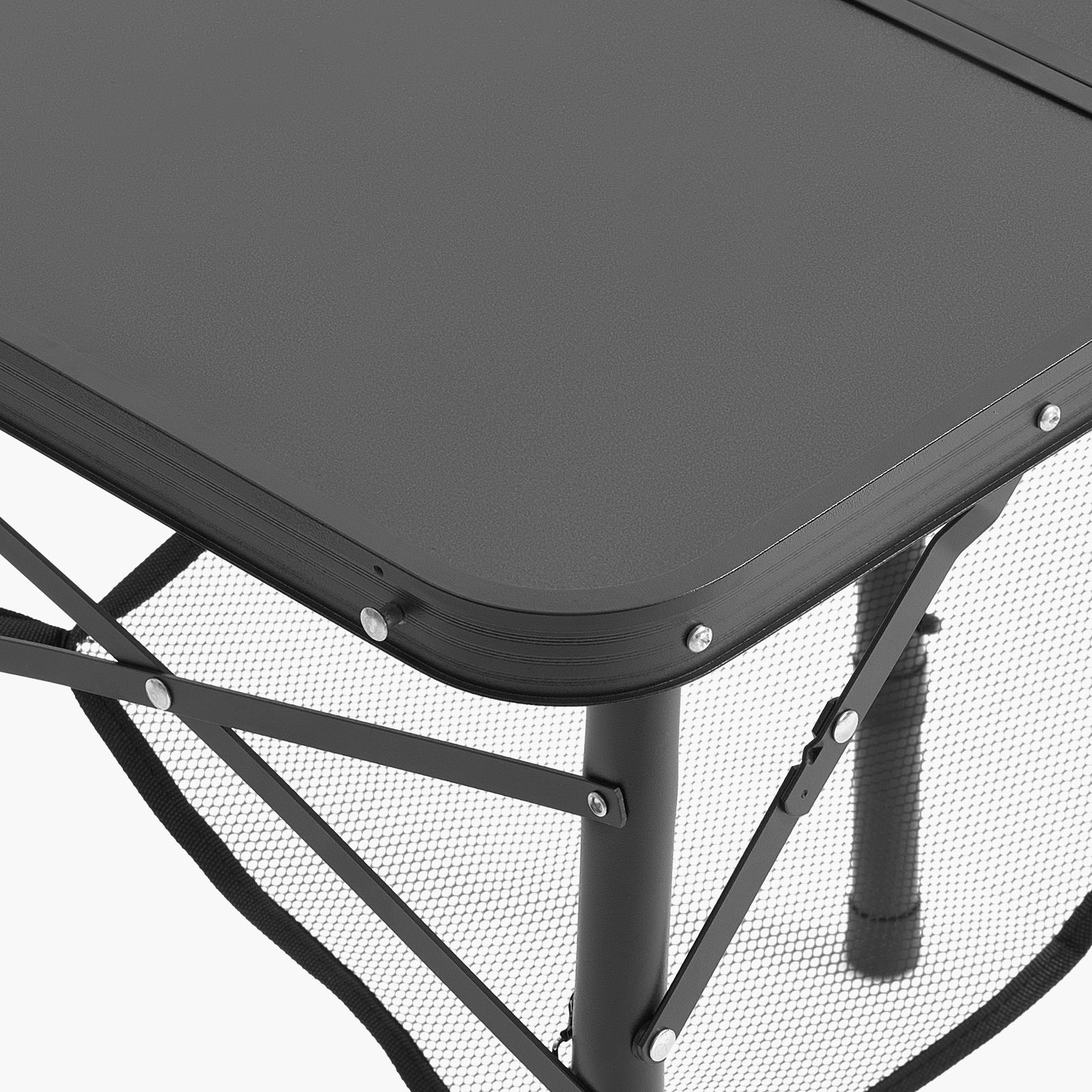 折りたたみ式キャンプテーブル、高さ調節可能なポータブルサイド - Camping Cooking Mesh のレビューと価格