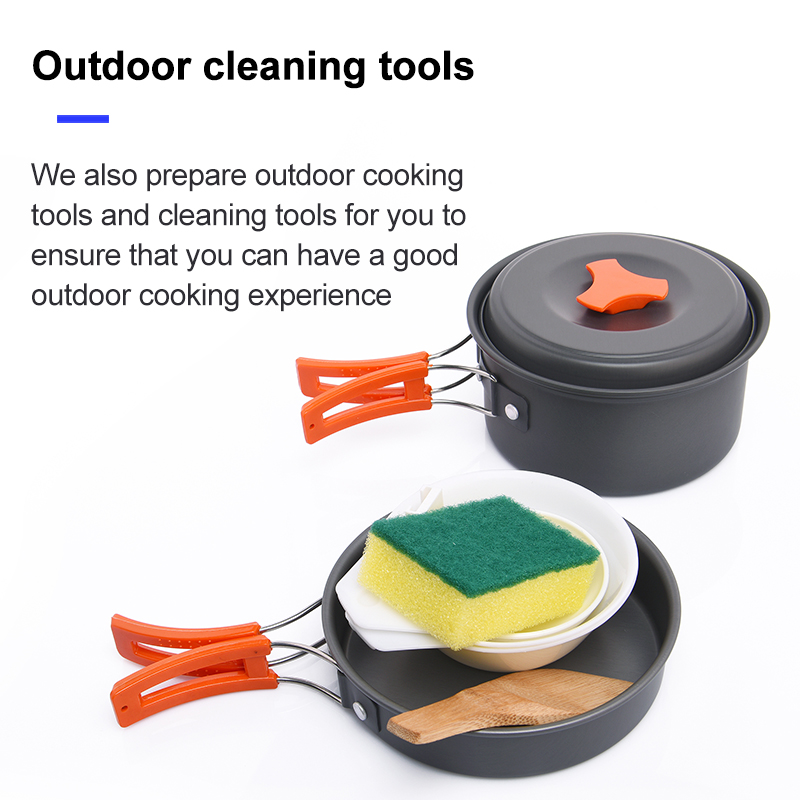 幅の屋外キャンプ調理器具セット、食器、調理カトラリー、調理器 - Camping Cooking And Dining Set のレビューと価格