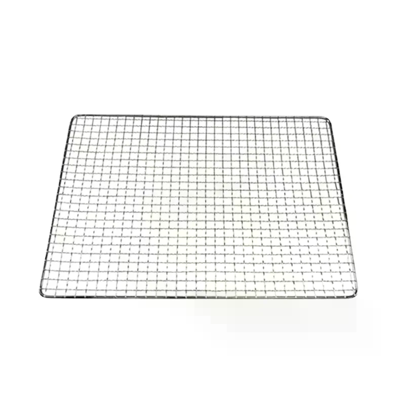304ステンレス鋼製長方形バーベキューネットメッシュグリルノ - Camping Cooking Mesh のレビューと価格