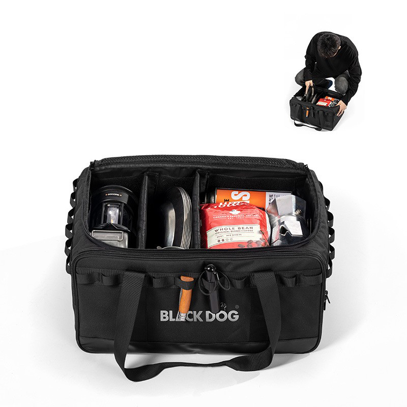 ブラックドッグキャンプ収納バッグ、ポータブル雑貨バッグ、大容 - Camping Cooking Utensil Organizer のレビューと価格