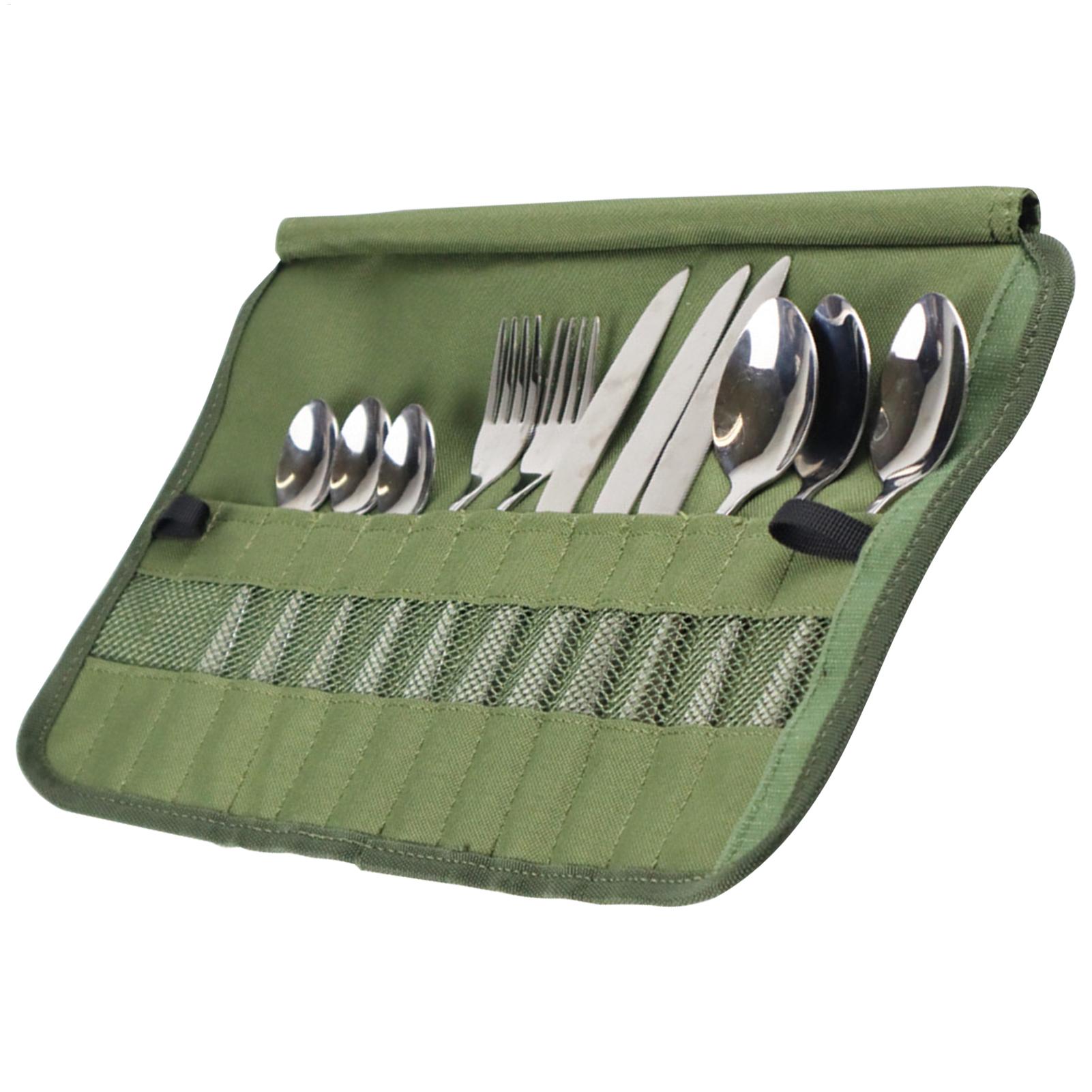 キャンプ食器ロールバッグキャンプ旅行調理器具オーガナイザー多 - Camping Cooking Utensil Organizer のレビューと価格