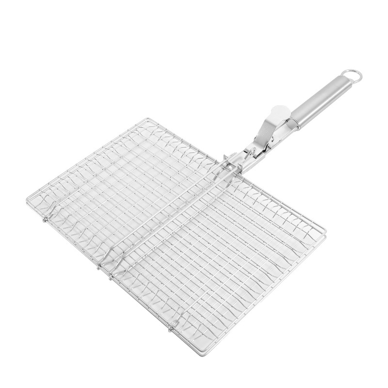 1 セットバーベキューネットバーベキューメッシュハンドル取り - Camping Cooking Mesh のレビューと価格