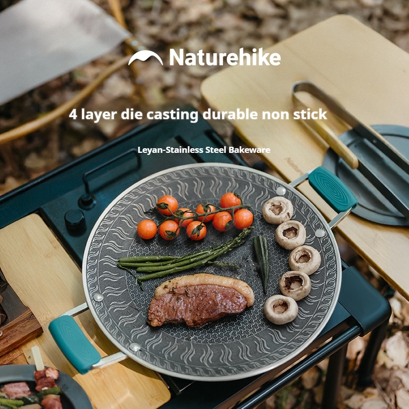 Naturehike キャンプグリルパン ステンレス鋼 厚底 - Camping Cooking Set 2 Person のレビューと価格