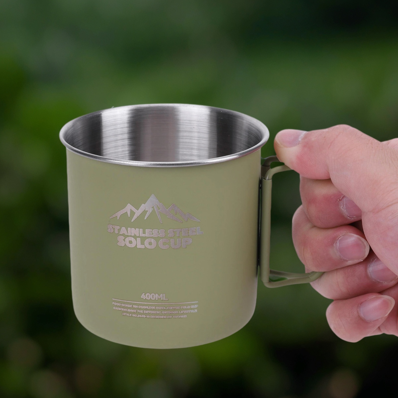 400ml マウンテンハイカー キャンプカップ ステンレスス - Camping Cooking Gear Set のレビューと価格