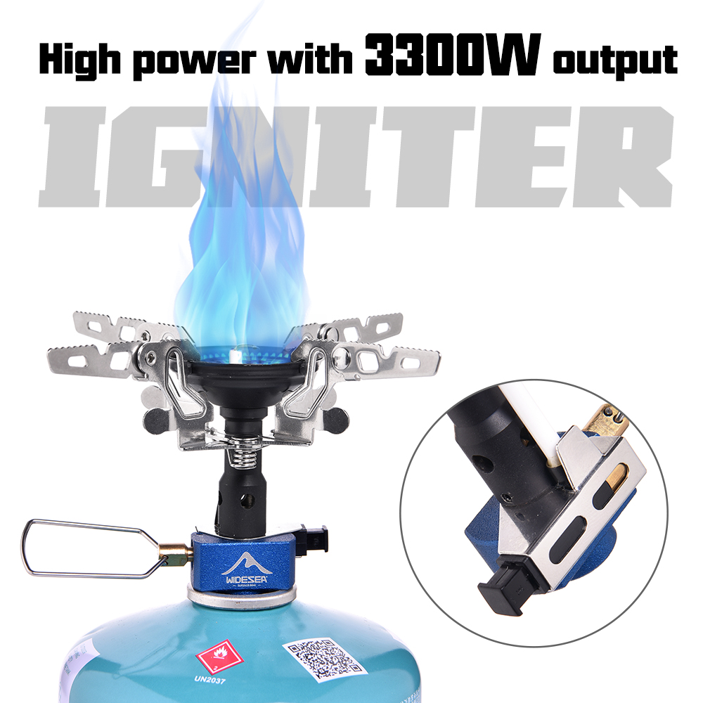 屋外キャンプ用ガスバーナー アウトドアストーブ 3300W  - Camping Cooking Kitchen のレビューと価格