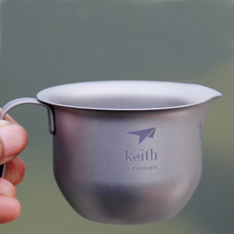 Leikeith-キャンプ用のポータブル屋外焦げ付き防止チタ - Mess Kit Titanium のレビューと価格