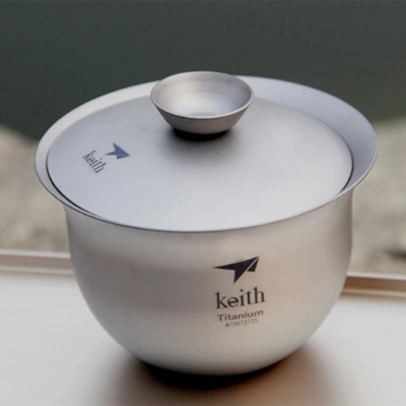 Leikeith-キャンプ用のポータブル屋外焦げ付き防止チタ - Mess Kit Titanium のレビューと価格