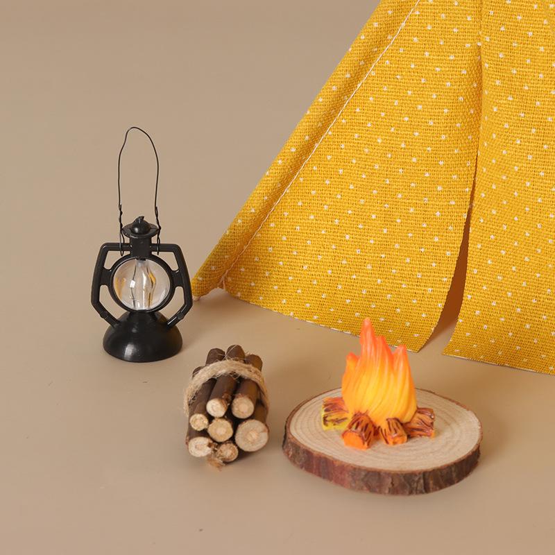 **1セット1/12ドールハウス屋外クッキングバーベキューシ - Camping Cooking Tent のレビューと価格