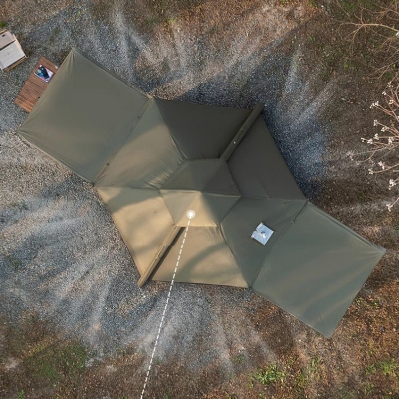 ファミリーツーリスト用インフレータブルテント アウトドア日よ - Camping Cooking Tent のレビューと価格