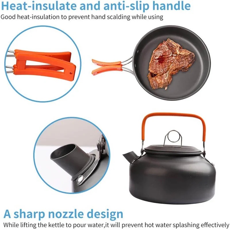 キャンプクッキングセット キャンプ調理器具 旅行用食器 アウ - Camping Cooking Mesh のレビューと価格
