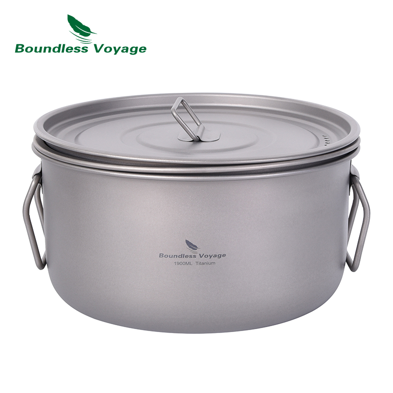 無限の航海-多機能調理鍋、チタン蒸し器、スープ鍋、蓋付きフラ - Camping Cooking Gear Set のレビューと価格
